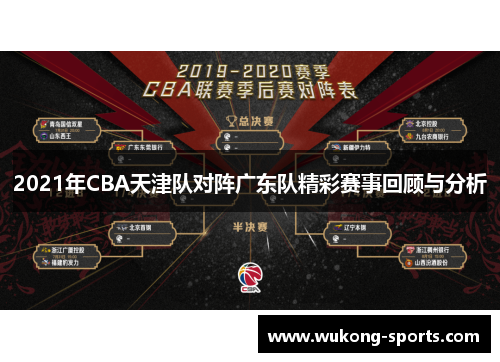 2021年CBA天津队对阵广东队精彩赛事回顾与分析
